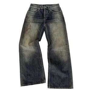 Vintage Japanese Archive Faded Gray Bootcut Denim Jeans Black size 30